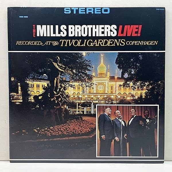 レコードメイン画像：良好!!【ジャズコーラスの草分け】MILLS BROTHERS Live! At The Tivoli Gardens Copenhagen チボリ・ガーデンのミルス・ブラザーズ