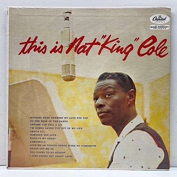 レコードメイン画像：良好!! MONO 初版ターコイズ NAT KING COLE This Is Nat "King" Cole ('57 Capitol T-870) ナット・キング・コール 米 初回 モノラル