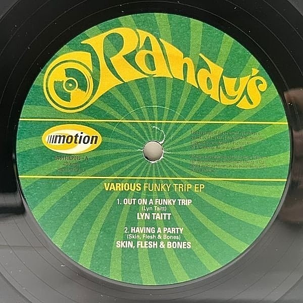 レコードメイン画像：【知られざる秘蔵JAMAICANレアグルーヴ】良好盤!! 10インチ VARIOUS Funky Trip EP (Motion) Numero Group系コンピ REVOLUTIONARIES 45RPM.