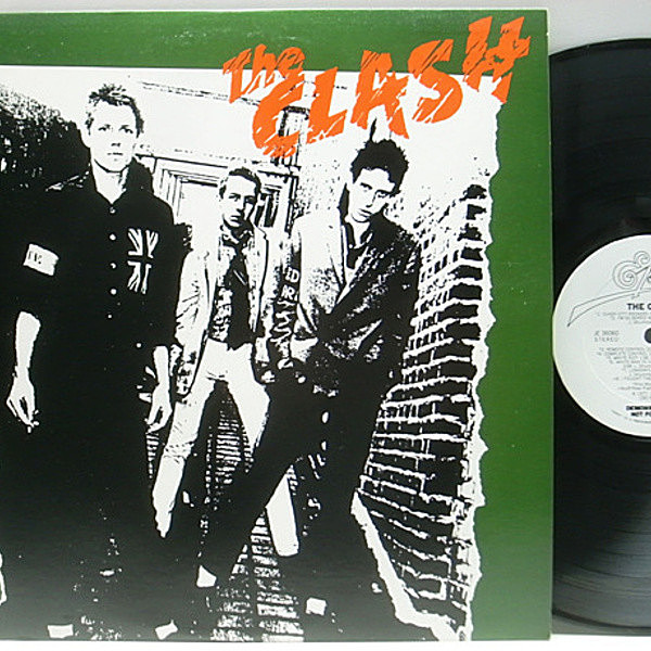 レコードメイン画像：美品!! 白 プロモ オリジナル THE CLASH 1st / 白い暴動 デビュー マト1A, 1D 金スタンプ