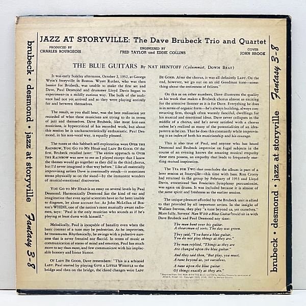 DAVE BRUBECK / PAUL DESMOND / Jazz At Storyville (10
