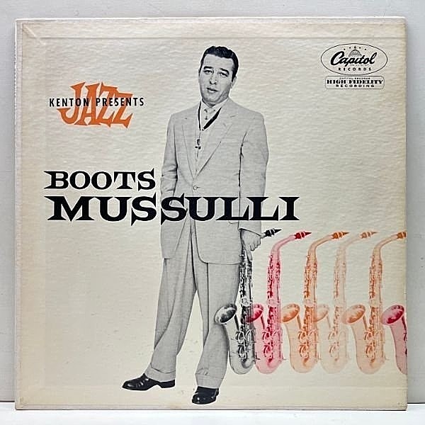 レコードメイン画像：美盤!音抜群! 10インチ 原盤 USオリジナル BOOTS MUSSULLI Quartet (Capitol H 6506) w/ Ray Santos, Max Bennett, Shelly Manne