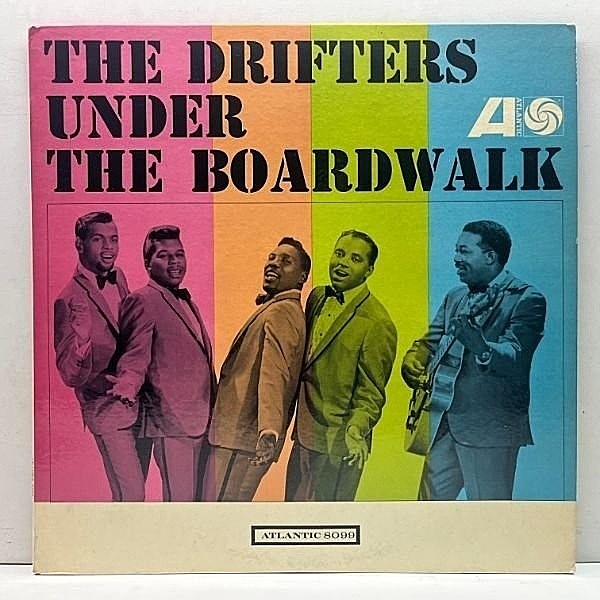 レコードメイン画像：USオリジナル MONO 黒ファン THE DRIFTERS Under The Boardwalk ('64 Atlantic 8099) ザ・ドリフターズ 渚のボードウォーク 収録 LP