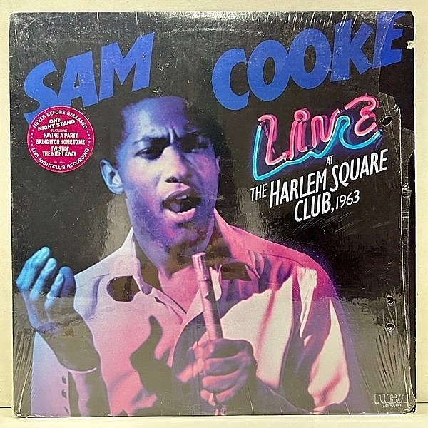 レコードメイン画像：シュリンク美品!! USオリジナル SAM COOKE Live At The Harlem Square Club 1963 未発表 ハーレム・スクエアに於ける一夜限りの幻ライブ