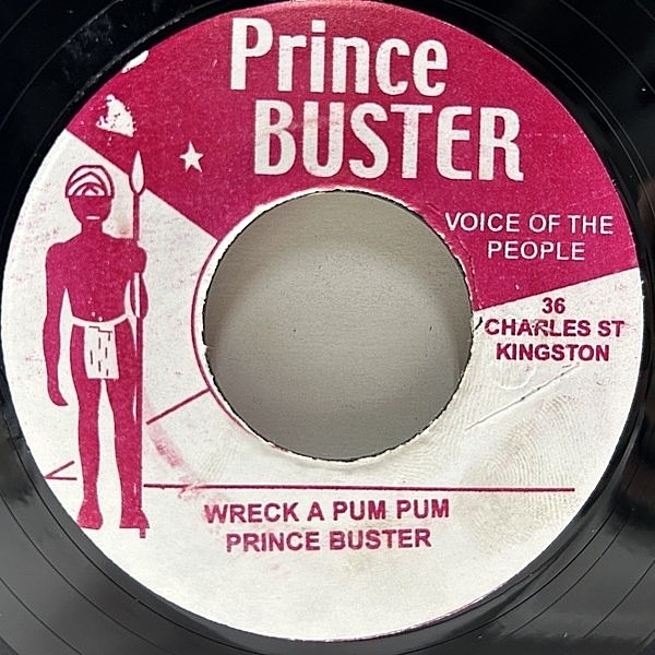 レコードメイン画像：【スラックネス全開のお色気ピンク宗教歌】美盤!! JAプレス 7インチ PRINCE BUSTER Wreck A Pum Pum (Voice Of The People) 45RPM.