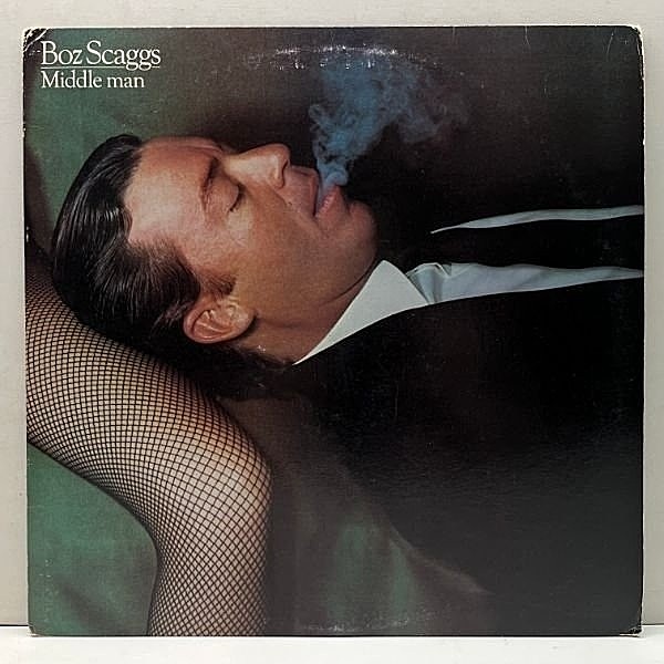 レコードメイン画像：美盤!! 初版 FC規格 USオリジナル BOZ SCAGGS Middle Man (Columbia FC 36106) 専用インナー 完品 Jojo ほか AOR 名盤 1stプレス