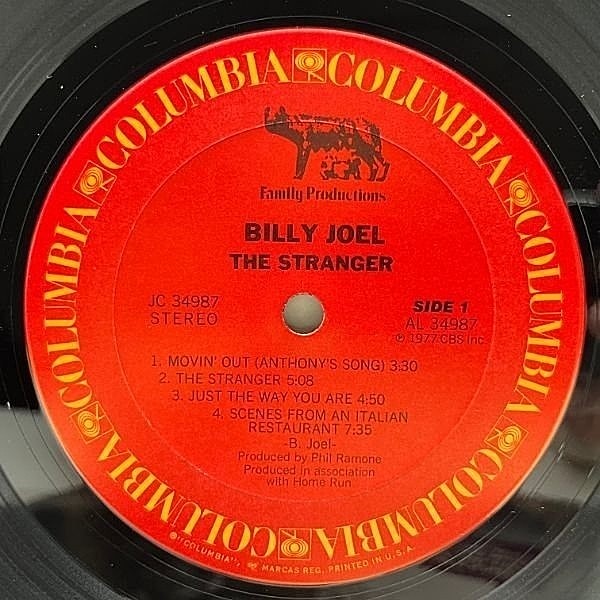 BILLY JOEL / The Stranger (LP) / Columbia | WAXPEND RECORDS