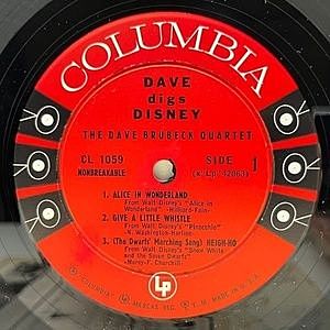 DAVE BRUBECK / Dave Digs Disney (LP) / Columbia | WAXPEND RECORDS