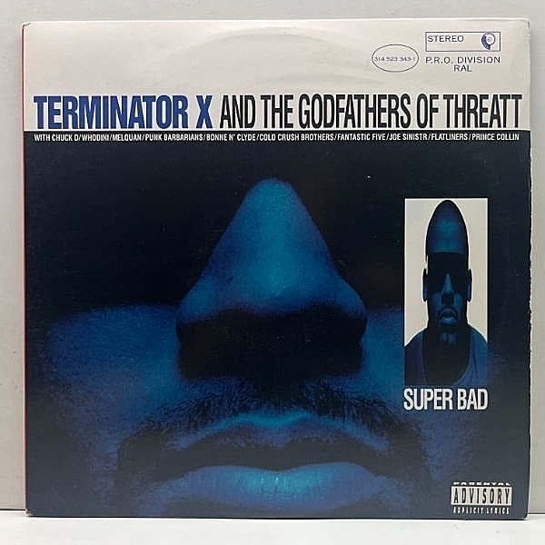 レコードメイン画像：プレイ良好!! 2枚組 MASTERDISK刻印 USオリジナル TERMINATOR X Super Bad ('94 Rush Associated) GRANDMASTER FLASH, ICE T など