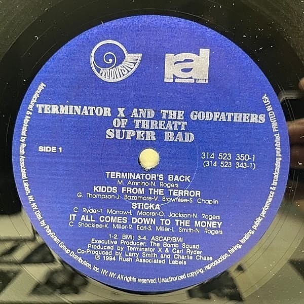 ポップス+ロック(洋楽) The Godfathers of Threatt   CD TERMINATOR X / GODFATHERS OF THREATT / Super Bad (LP) / Rush