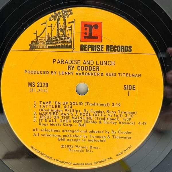 ライ・クーダー（RyCooder）カレンダー RY COODER DRAGONFLY