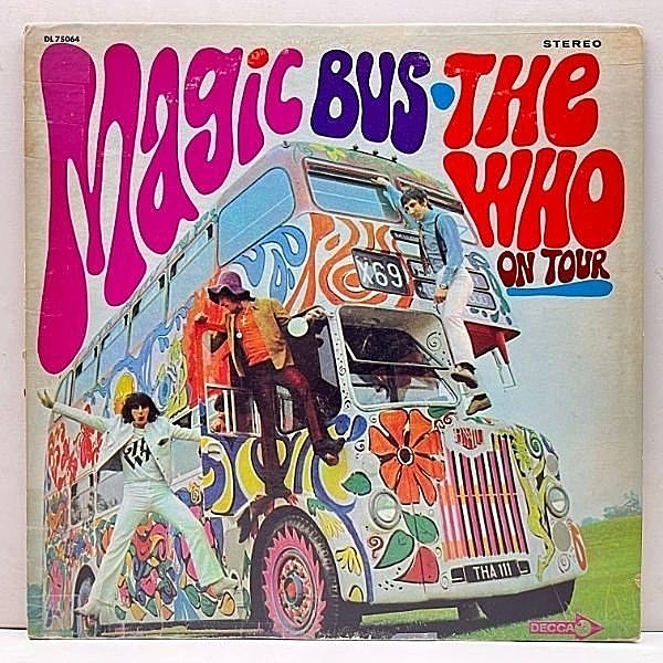 レコードメイン画像：美盤!! 初版 黒ツヤ USオリジナル THE WHO Magic Bus ('68 Decca) Dr. Jekyll And Mr. Hyde ほか 米国向けの初のベスト盤 ザ・フー LP