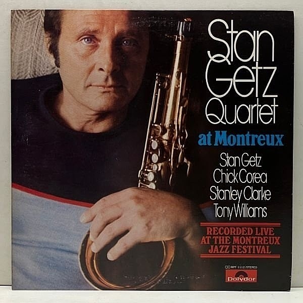 レコードメイン画像：美盤!! 日オリジ STAN GETZ QUARTET At Montreux ('77 Polydor) w/ Chick Corea, Stanley Clarke, Tony Williams スタン・ゲッツ LP
