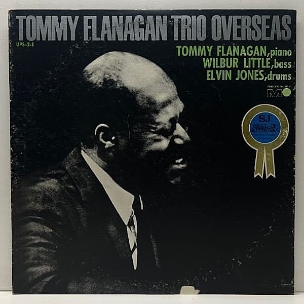 レコードメイン画像：良好盤!!【MONO】TOMMY FLANAGAN TRIO Overseas (Metronome) トミー・フラナガン・トリオ／オーヴァー・シーズ Japan 国内 モノラル