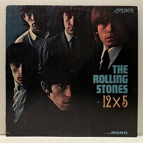 レコードメイン画像：美再生!! 1Aマト 初版 Unbox・Open Logo 1stマルーン MONO USオリジナル ROLLING STONES 12×5 ('64 London) 米 モノラル LP 原盤