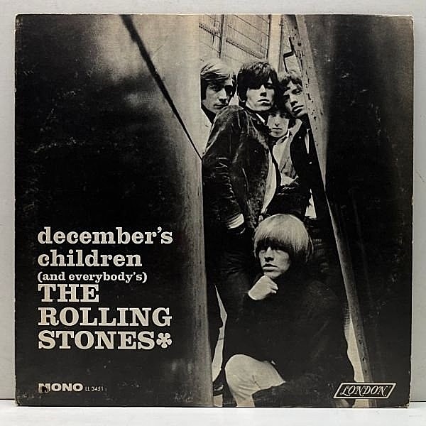 レコードメイン画像：美盤!! MONO 初版マルーン USオリジナル ROLLING STONES December's Children ('65 London) Get Off of My Cloud 収録 米 モノラル LP