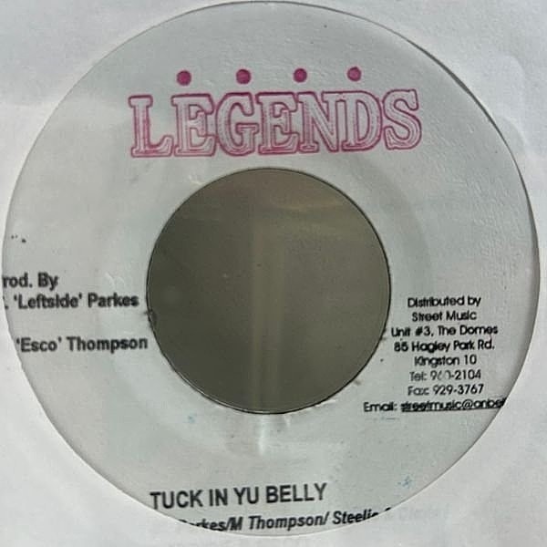 レコードメイン画像：良好!! JAプレス 7インチ LEFT SIDE & ESCO Tuck In Yu Belly ('05 Young Legends) STEELY & CLEVIEオケ良質リメイク 45RPM.
