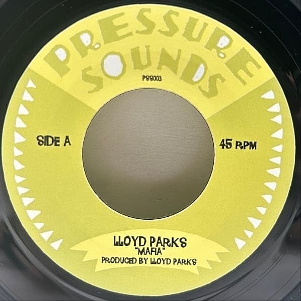 レコードメイン画像：美盤!! UKプレス 7インチ LLOYD PARKS Mafia ('99 Pressure Sounds) 涙必須のヤサグレKILLER／ROOTS節 ロイド・パークス 45RPM.