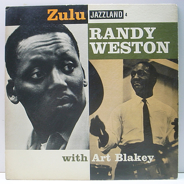 レコードメイン画像：良好盤!! MONO 橙スモール 深溝 RANDY WESTON With ART BLAKEY Zulu (Trio And Solo) Jazzland JLP 4／Riverside RLP 12-227 名盤