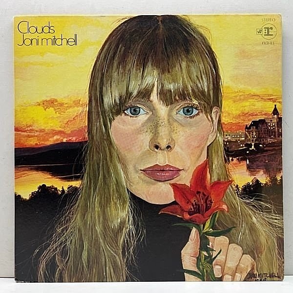 レコードメイン画像：美品!! ゲートフォールド仕様 US初期プレス JONI MITCHELL Clouds (Reprise RS 6341) ジョニ・ミッチェル 青春の光と影 米 LP 1色ラベル