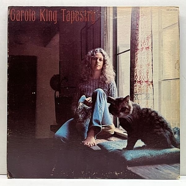 レコードメイン画像：レア【Capitolプレス, Club Edition】美盤!! SMAS規格 USオリジナル CAROLE KING Tapestry ('71 Ode) キャロル・キング／つづれおり 米 LP