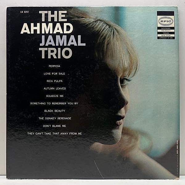 レコードメイン画像：良好!! USオリジナル MONO 初版ストロボ 深溝 THE AHMAD JAMAL TRIO ('56年 Epic LN 3212) アーマッド・ジャマル 初期を代表する名作