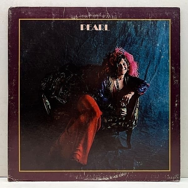 レコードメイン画像：Cut無し!美盤! 初版 KC規格 USオリジナル JANIS JOPLIN Pearl ('71 Columbia) ジャニス・ジョプリンの遺作にして最高傑作 Move Over ほか