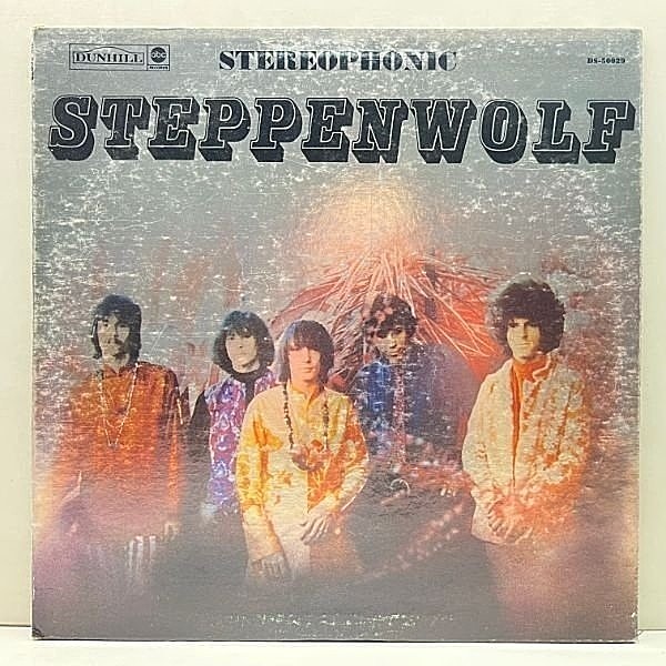 レコードメイン画像：レアな初版オンリー【BORN TO BE WILD・印刷無し】USオリジナル STEPPENWOLF Same／1st ('68 Dunhill) ミラー・銀ピカジャケット