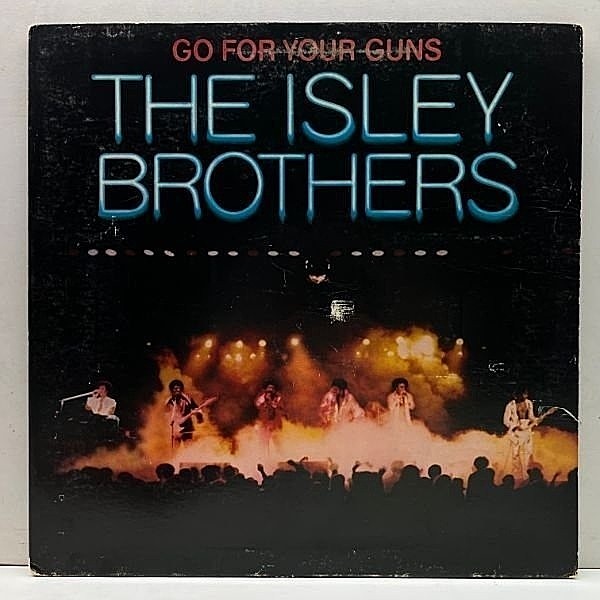 レコードメイン画像：美再生!!【ドラムブレイク／グッドメロウ】USオリジ ISLEY BROTHERS Go For Your Guns ('77 T-Neck) Footsteps In The Dark サンプリング