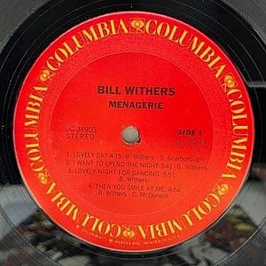 BILL WITHERS MENAGERIE LP レコード USオリジナル Bill Withers – Menagerie – Vinyl (LP, Album), 1977 [r462218