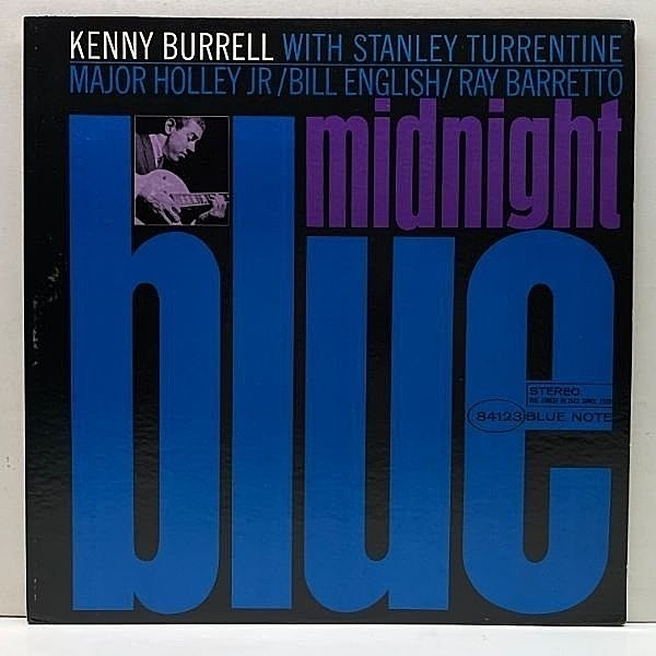 レコードメイン画像：美品!!【VANGELDER刻印】US LIBERTY 初期プレス KENNY BURRELL Midnight Blue (Blue Note BST 84123) w/ STANLEY TURRENTENE