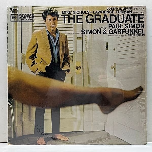 レコードメイン画像：シュリンク良好!! 初版 2eye 灰ラベル USオリジナル SIMON and GARFUNKEL The Graduate ('68 Columbia) DAVE GRUSIN 卒業 O.S.T.