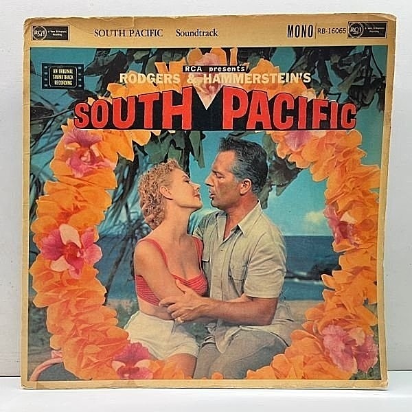 レコードメイン画像：概ね良好!! MONO 英 UKオリジナル RODGERS & HAMMERSTEIN South Pacific 映画『南太平洋』サントラ ('58 RCA Red Seal) ミュージカル黄金期