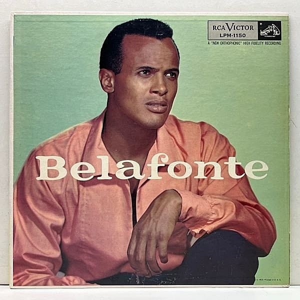 レコードメイン画像：レアな美盤!! USオリジナル MONO ニッパー犬 深溝 HARRY BELAFONTE Belafonte ('56 RCA) ハリー・ベラフォンテ 名曲 Matilda ほか