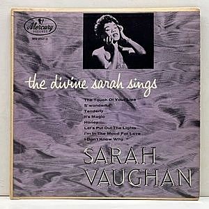 レコード画像：SARAH VAUGHAN / The Divine Sarah Sings