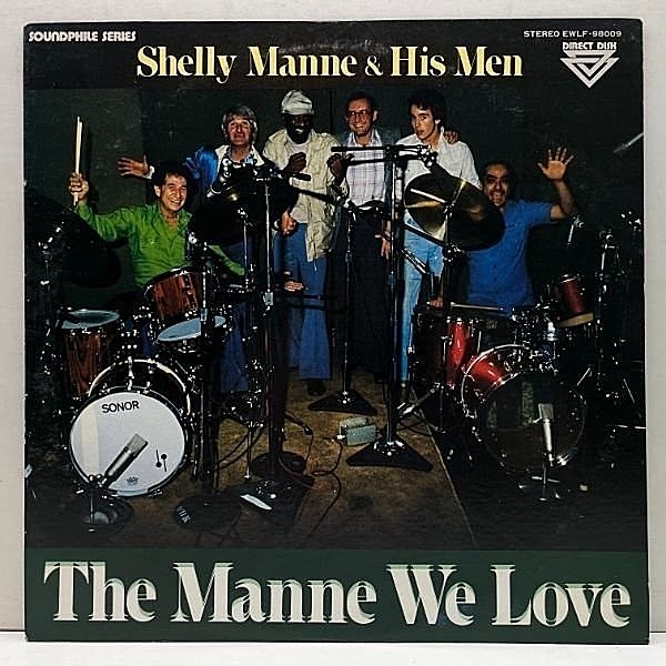 レコードメイン画像：美盤!! JPNオリジナル SHELLY MANNE & HIS MEN The Manne We Love ('79 Eastworld) w/ Ted Nash, Shelly Manne 1978年12月15日ロス録音 LP