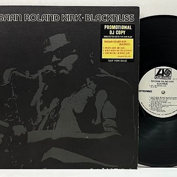 レコードメイン画像：良好盤!! プロモ USオリジナル RAHSAAN ROLAND KIRK Blacknuss ('72 Atlantic) ソウル佳曲をカヴァーした異色作 Deep Soul Jazz