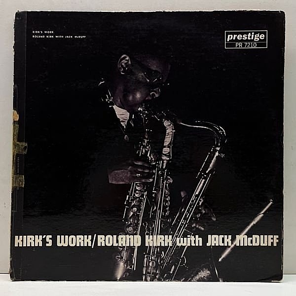 レコードメイン画像：USオリジナル MONO 1st NJ, Yellow 深溝 RVG刻印 ROLAND KIRK Kirk's Work (Prestige 7210) with JACK MCDUFF, ART TAYLOR