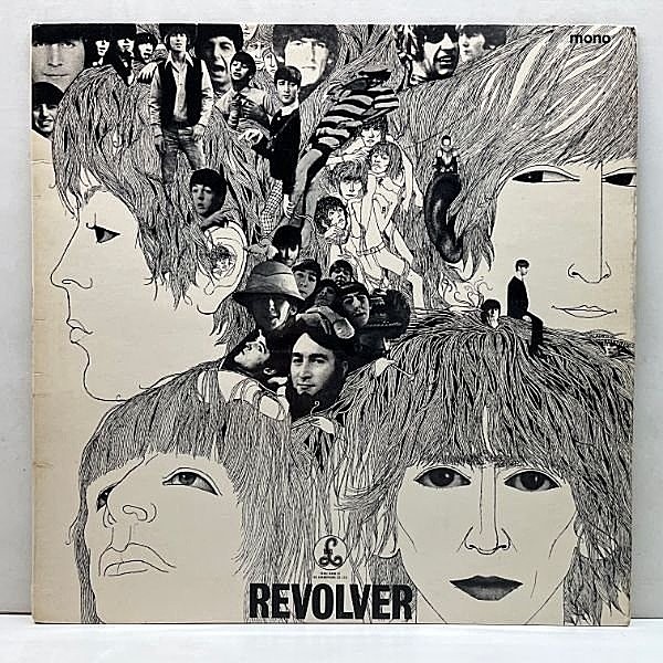 レコードメイン画像：美再生!美ジャケット! MONO UKオリジナル THE BEATLES Revolver (Parlophone PCS 7009) 初回 GRAMOPHONEリム G＆L社製コート