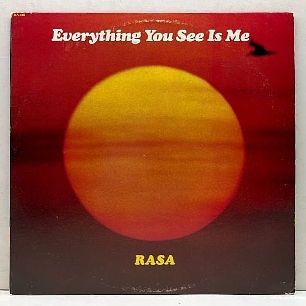 レコードメイン画像：【COMMON Take It Ez サンプリングネタ】ほぼ美盤!! USオリジナル RASA Everything You See Is Me ('78 Govinda) AOR／LIGHT MELLOW