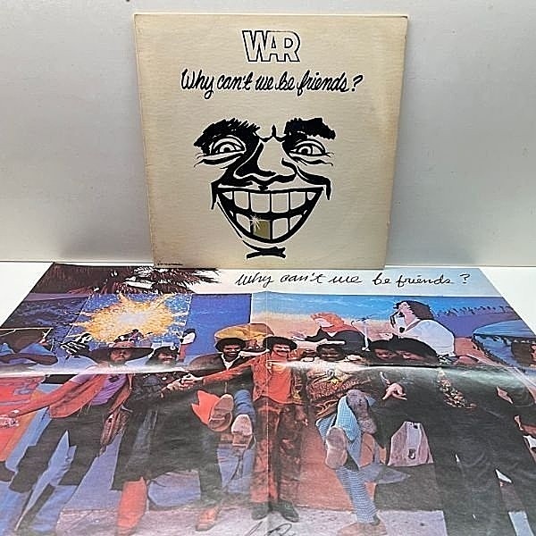 レコードメイン画像：大ポスター完品!良好! USオリジナル WAR Why Can't We Be Friends? | BEASTIE BOYS Low Rider ／ 小沢健二 Smile Happy サンプリング ネタ