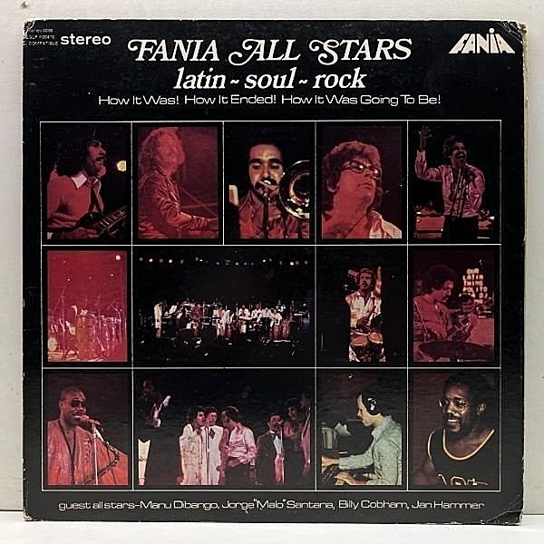 レコードメイン画像：【黒汁全開RARE GROOVE】良好!! USオリジナル FANIA ALL STARS Latin-Soul-Rock ('74 Fania) レアグルーヴ Smoke, Soul Makossa ほか 試聴