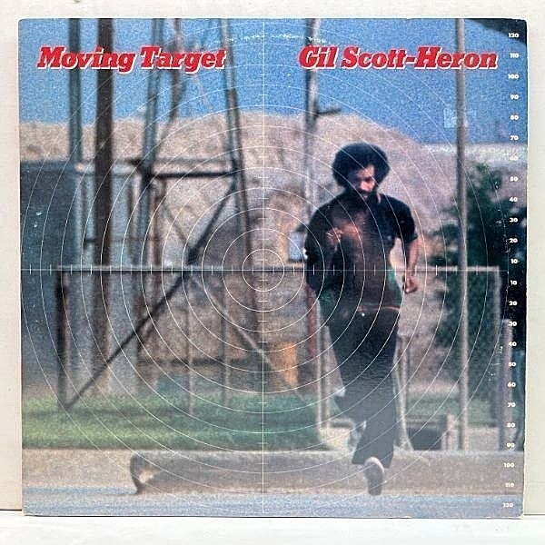 レコードメイン画像：美盤!! USオリジナル GIL SCOTT HERON Moving Target ('82 Arista) Soul, Jazz Funk ～ Reggaeまで意欲作 ギル・スコット・ヘロン 名作