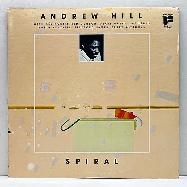 レコードメイン画像：美盤!! JPNオリジナル ANDREW HILL Spiral アンドリュー・ヒル／スパイラル ('75 Trio) w/ Lee Konitz 解説シート付属 LP