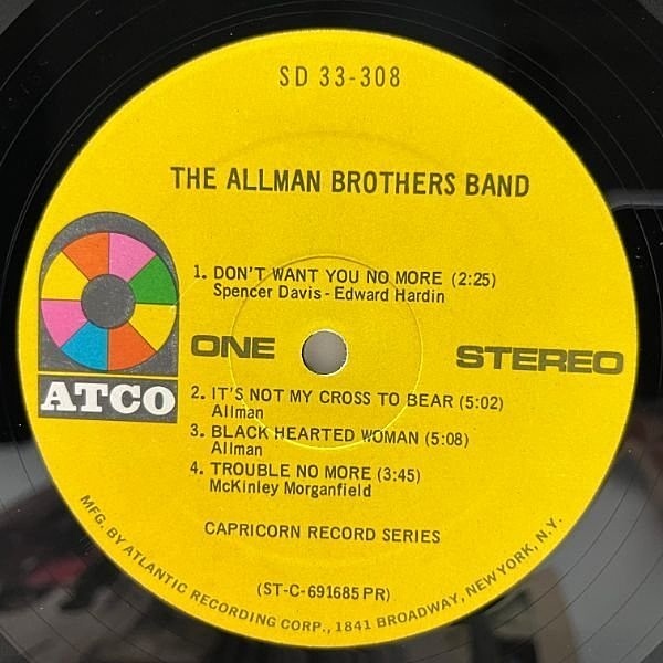 ALLMAN BROTHERS BAND / Same (LP) / ATCO | WAXPEND RECORDS