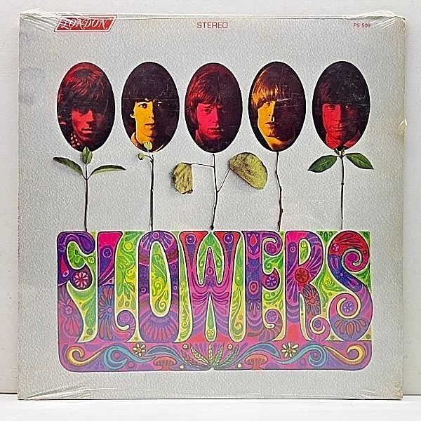 レコードメイン画像：激レア【シールド未開封】USオリジナル ROLLING STONES Flowers (London PS 509) ローリング・ストーンズ／フラワーズ 米 LP