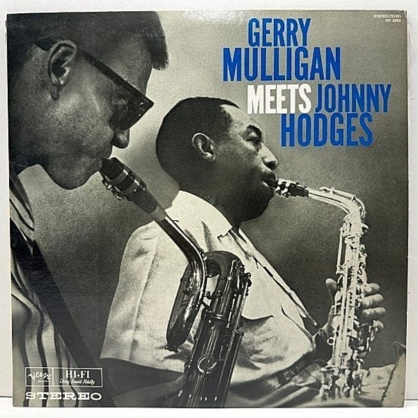 レコードメイン画像：美品 GERRY MULLIGAN Meets JOHNNY HODGES (Verve MV 2682) ジェリー・マリガン・ミーツ・ジョニー・ホッジス JPNプレス 解説付き LP