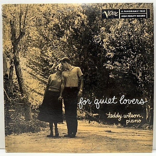 レコードメイン画像：【人気ジャケット】MONO モノラル TEDDY WILSON For Quiet Lovers (Verve MV 2667) テディ・ウィルソン 名盤 ピアノトリオ JPNプレス LP