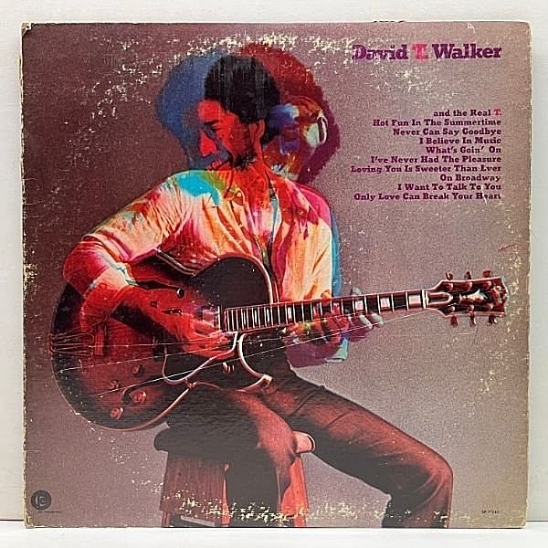 レコードメイン画像：良好盤!! USオリジナル DAVID T. WALKER S.T ('73 Ode) Never Can Say Goodbye, What's Going On ほか DJ SHADOW ドラムブレイク