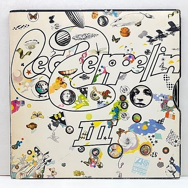 レコードメイン画像：USオリジナル 初版BROADWAYリム Mastercraft刻印 LED ZEPPELIN III 3 ('70 Atlantic) 移民の歌／Immigrant Song ギミックcover. 米 LP 原盤